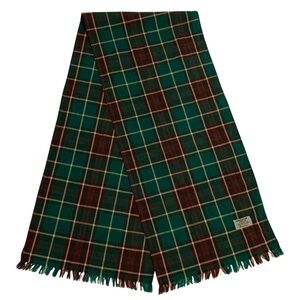 VTG Newfoundland Park Lane Tartan Scarf Pure Botany Wool Woven in Scotland